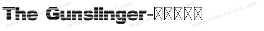 The Gunslinger字体转换